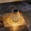 Image de Lindby - Solar buitenverlichting- met dimmer - 1licht - Bamboe - H: 21.8 cm - hel hout - Inclusief lichtbron