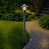 Image de Lindby - Padverlichting, zuillampen - 1licht - Ijzer, glas - H: 100 cm - E27 - zwart
