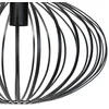 Image de Lindby - plafondlamp - 1licht - IJzer - H: 25.5 cm - E27 - zwart