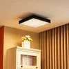 Image de Lucande - LED plafondlamp - RGB - met dimmer - CCT - 1licht - Ijzer, plastic - H: 10 cm - zwart, wit - Inclusief lichtbron