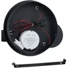 Image de Lindby - LED plafondlamp- met dimmer - 3lichts - Ijzer, plastic - H: 18.5 cm - zwart, wit - Inclusief lichtbronnen