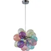 Image de Lucande - hanglamp - 3lichts - glas - H: 30 cm - G9 - meerkleurig