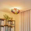 Image de Lucande - plafondlamp - 6lichts - Glas - H: 32 cm - G9 - meerkleurig