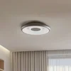 Image de Lindby - Slimme plafondlamp - RGB - met dimmer - 1licht - Plastic, metaal - H: 7 cm - wit, zwart - Inclusief lichtbron