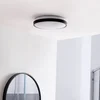 Image de Lindby - LED plafondlamp - 1licht - Metaal, kunststof - H: 6.7 cm - zwart, wit - Inclusief lichtbron