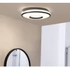 Image de Lindby - LED plafondlamp - 1licht - Metaal, kunststof - H: 8 cm - zilver, wit - Inclusief lichtbron