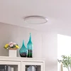 Image de Lindby - Slimme plafondlamp - RGB - CCT - 1licht - Kunststof - H: 4 cm - wit - Inclusief lichtbron