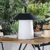 Image de Lindby - Terraslampen- met dimmer - 1licht - Kunststof - H: 22.4 cm - wit, zwart - Inclusief lichtbron