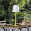Image de Lindby - Terraslampen - CCT - 1licht - IJzer, aluminium, kunststof - H: 45 cm - geel, wit - Inclusief lichtbron