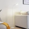 Image de Lindby - vloerlamp- met dimmer - 1licht - Kunststof, metaal - H: 140 cm - wit - Inclusief lichtbron