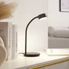 Image de Lindby - bureaulamp- met dimmer - 1licht - Kunststof, metaal - H: 38.5 cm - zwart - Inclusief lichtbron