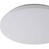 Image de Lindby - LED plafondlamp - 1licht - Kunststof - H: 5.5 cm - wit - Inclusief lichtbron