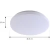 Image de Lindby - LED plafondlamp - 1licht - PMMA, metaal - H: 6.5 cm - wit - Inclusief lichtbron