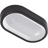 Image de Lindby - LED plafondlamp - 1licht - Kunststof - H: 7 cm - zwart, wit - Inclusief lichtbron