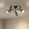 Image de Lindby - buitenspot - 3lichts - IJzer - H: 25 cm - E27 - groen, zwart