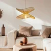 Image de Lindby - hanglamp - 1licht - Papier, ijzer - H: 26 cm - E27 - beige