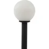 Image de Lindby - Sfeerverlichting buiten - 1licht - Aluminium, kunststof - H: 81.7 cm - zwart, wit - Inclusief lichtbron
