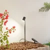 Image de Lindby - Sfeerverlichting buiten - 1licht - Aluminium, acryl - H: 58.3 cm - zwart - Inclusief lichtbron