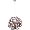 Image de Lucande - hanglamp - 12lichts - Aluminium - H: 60 cm - G9 - satijn koper