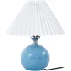 Image de Lindby - Tafellamp - 1licht - Keramiek, kunststof - H: 29 cm - E27 - crème, blauw