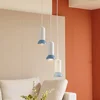 Image de Lindby - hanglamp - 3lichts - Keramiek - GU10 - wit, blauw