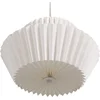 Image de Lindby - hanglamp - 1licht - Papier - H: 25 cm - E27 - wit