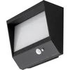 Image de Lucande - solar buitenlamp - Gegoten aluminium, glas - H: 14 cm - zwart, wit