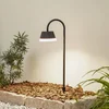 Image de Lindby - Terraslampen - 1licht - Aluminium, kunststof - H: 77.2 cm - antraciet, wit - Inclusief lichtbron