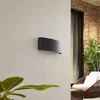 Image de Lindby - LED wandlamp buiten - 5lichts - Aluminium, glas - H: 8 cm - antraciet - Inclusief lichtbronnen