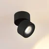 Image de Arcchio - LED plafondlamp - 1licht - aluminium - H: 12.8 cm - zwart - Inclusief lichtbron