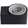 Image de Lindby - Wandlamp buiten - 1licht - Aluminium, kunststof - H: 16.7 cm - E27 - rokerig grijs