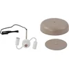 Image de Lindby - Tafellamp - 2lichts - Metaal, ijzer - H: 45 cm - E14 - Beige