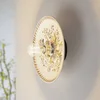 Image de Lucande - wandlamp - 1licht - Keramiek, metaal - H: 8.6 cm - E27 - wit, roze