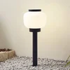 Image de Lindby - Terraslampen - 1licht - Aluminium, polycarbonaat - H: 60.3 cm - E27 - zwart, wit