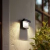 Image de Lindby - Wandlamp buiten - 1licht - Aluminium, glas, kunststof - H: 15 cm - antraciet - Inclusief lichtbron