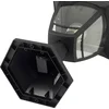 Image de Lindby - Sokkellamp - 1licht - Polypropyleen, polycarbonaat - H: 28 cm - E27 - zwart, transparant