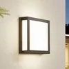 Image de Lindby - Wandlamp buiten - 2lichts - Aluminium, kunststof - H: 26 cm - E27 - zwart, wit