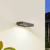 Image de Lucande - solar buitenlamp- met dimmer - 1licht - Aluminium spuitgietwerk, kunststof - H: 3.2 cm - zwart - Inclusief lichtbron