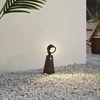 Image de Lindby - Solar buitenverlichting - 1licht - Gegoten aluminium, glas - H: 26 cm - zwart - Inclusief lichtbron