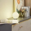 Image de Lindby - Slimme binnenverlichting - RGB - met dimmer - 1licht - Glas, plastic - H: 15.7 cm - wit mat - Inclusief lichtbron