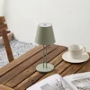 Image de Lindby - Terraslampen- met dimmer - 1licht - Metaal, kunststof - H: 25 cm - saliegroen - Inclusief lichtbron