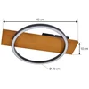 Image de Lindby - LED plafondlamp- met dimmer - 1licht - Hout, polycarbonaat, aluminium, ijzer - H: 6.5 cm - licht hout, wit, zwart - Inclusief lichtbron