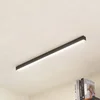 Image de Lucande - LED plafondlamp- met dimmer - CCT - 1licht - Aluminium, polycarbonaat - H: 4 cm - zwart, wit - Inclusief lichtbron