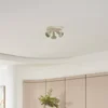 Image de Lindby - buitenspot - 3lichts - IJzer - H: 15 cm - GU10 - beige, lichtgroen
