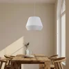 Image de Lindby - hanglamp - 1licht - Textiel, ijzer - H: 40 cm - E27 - wit