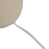 Image de Lindby - Tafellamp - 1licht - Glas, ijzer - H: 39 cm - E27 - wit mat, beige