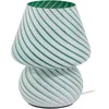 Image de Lindby - Tafellamp - 1licht - Glas - H: 18.2 cm - E14 - groen, wit