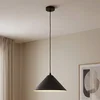 Image de Lindby - hanglamp - 1licht - Metaal - H: 16 cm - E27 - zwart