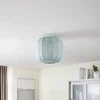 Image de Lindby - plafondlamp - 1licht - Stof - H: 32 cm - E27 - lichtblauw