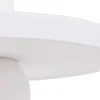 Image de Lindby - hanglamp - 1licht - Gips, glas - H: 8.5 cm - E27 - wit